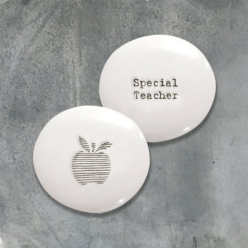 East of India Porcelain Pebble - Special Teacher