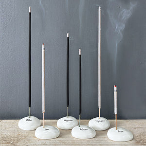 East of India Porcelain Incense Holder 'Inspiration'