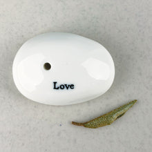 Load image into Gallery viewer, East of India Porcelain Incense Holder &#39;Love&#39;