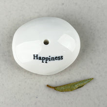 Load image into Gallery viewer, East of India Porcelain Incense Holder &#39;Happiness&#39;