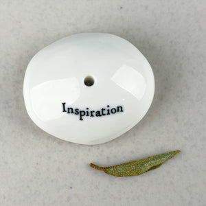 East of India Porcelain Incense Holder 'Inspiration'