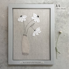Load image into Gallery viewer, Large Embroidered Picture  &#39;Those we love don&#39;t go away, they walk beside us everyday..