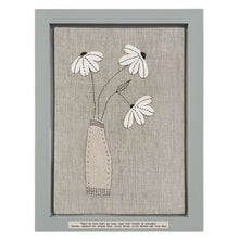 Load image into Gallery viewer, Large Embroidered Picture  &#39;Those we love don&#39;t go away, they walk beside us everyday..