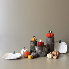 Load image into Gallery viewer, East of India White Porcelain Trinket Dish &#39;Hello Pumpkin&#39; in Gift Box