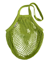 Load image into Gallery viewer, Organic Long Handled String Bag/ Market Bags/ Eco Bags