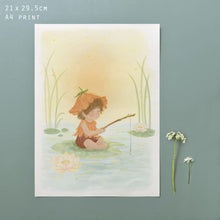 Load image into Gallery viewer, East of India Folk Art Wall Print - Cute Characters Nursery