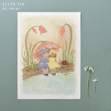 Load image into Gallery viewer, East of India Folk Art Wall Print - Cute Characters Nursery