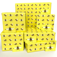 Load image into Gallery viewer, Yellow Bees Wrapping Paper • ECO Friendly • UK Made Wrapping Paper