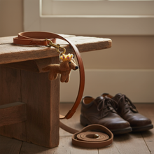 Load image into Gallery viewer, Handmade Needle Felt Sausage Dog Keyring Fairtrade Eco Friendly