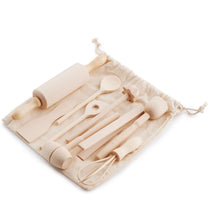 Load image into Gallery viewer, Eco Living Eco Wooden Childrens Baking Utensil Set
