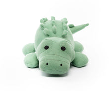 Load image into Gallery viewer, Large Organic Cotton Crocodile Plush Toy Green