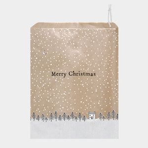 East of India Set of 50 Paper Bags 'Merry Christmas'