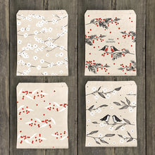 Load image into Gallery viewer, East of India Paper Bags &#39;Christmas Robins&#39;