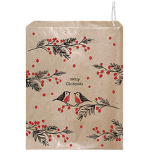 Load image into Gallery viewer, East of India Paper Bags &#39;Christmas Robins&#39;