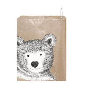 East of India Brown Paper Kraft Bags 'Bear'