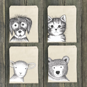 East of India Brown Paper Kraft Bags 'Bear'