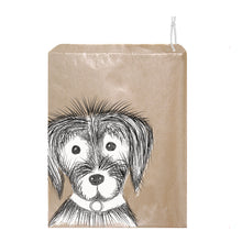 Load image into Gallery viewer, East of India Brown Paper Kraft Bags &#39;Dog&#39;