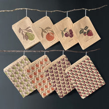 Load image into Gallery viewer, East of India Small Brown Paper Kraft Bags 'Thank you berry much'