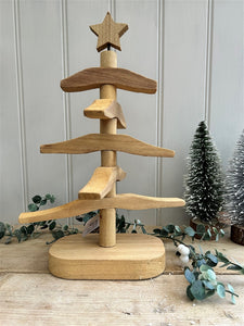 Freestanding Wooden Christmas Tree Medium