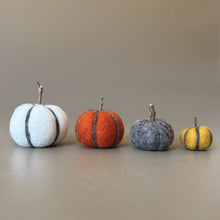 Load image into Gallery viewer, East of India Needle Felt Pumpkin Decorations Eco
