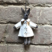 Load image into Gallery viewer, East of India Little Rabbit Felt Grey Cream Jacket