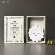 Load image into Gallery viewer, East of India Matchbox Gift - May sunshine and happiness surround you every day