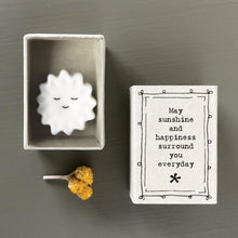 Load image into Gallery viewer, East of India Matchbox Gift - May sunshine and happiness surround you every day