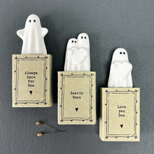 Load image into Gallery viewer, East of India Matchbox Gift - Ghost - Love you Boo