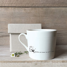 Load image into Gallery viewer, East of India Porcelain Mug &#39;Coffee and friends, the perfect blend&#39;