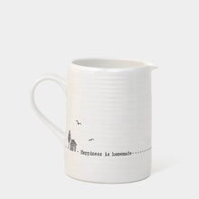 Load image into Gallery viewer, East of India Porcelain Mini Jug in Gift Box - &#39;Happiness is Homemade&#39;