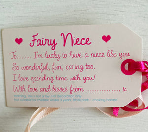 Believe you can Fairtrade Fairy Neice