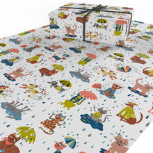 Load image into Gallery viewer, Raining Cats &amp; Dogs Wrapping Paper • ECO Friendly • UK Made