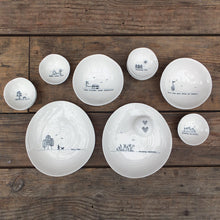 Load image into Gallery viewer, East of India Small Porcelain Bowl &#39;Home Sweet Home&#39;