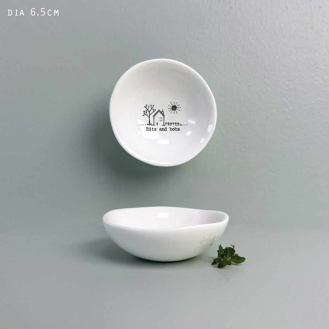 East of India Small Porcelain Bowl 'Bits and bobs'