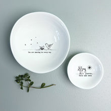 Load image into Gallery viewer, East of India Medium Wobbly Bowl &#39;You are amazing in every way&#39;