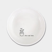 Load image into Gallery viewer, White Porcelain Trinket Dish &#39;Bits and bobs&#39; East of India