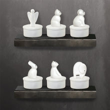 Load image into Gallery viewer, East of India Porcelain Bunny Trinket Pot in Gift Box 'Remember some bunny loves you'