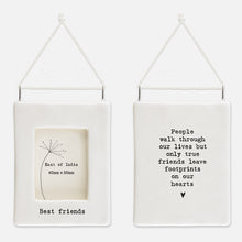 Load image into Gallery viewer, People walk through our lives .....&#39; East of India Porcelain Miniature Open Frame