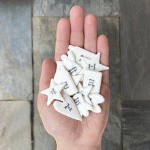 Load image into Gallery viewer, East of India Tiny Angel Sentiment Token