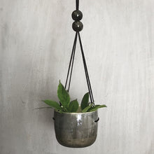 Load image into Gallery viewer, Rustic Ceramic Hanging Planter with Black Wash Gift Boxed