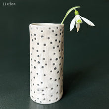 Load image into Gallery viewer, East of India Small/Medium Dimpled Spot Vase Gift Boxed