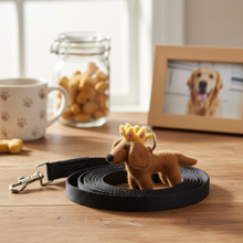 Load image into Gallery viewer, Handmade Needle Felt Sausage Dog Keyring Fairtrade Eco Friendly