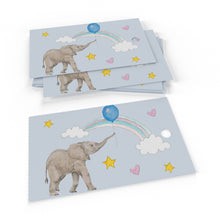Load image into Gallery viewer, Childrens Baby Elephant Christening  • ECO Friendly UK Made Wrapping Paper