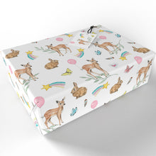 Load image into Gallery viewer, Childrens Baby Fawn Christening  • ECO Friendly Uk Made Wrapping Paper