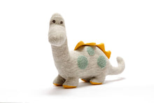 Load image into Gallery viewer, Large Organic Cotton Dinosaur Plush Toy, Diplodocus Grey