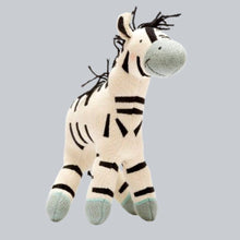 Load image into Gallery viewer, Large Organic Zebra Plush Toy