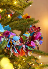 Load image into Gallery viewer, Recycled Sari Multi Coloured Eco Tinsel/Garland 200cm