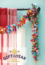Load image into Gallery viewer, Recycled Sari Multi Coloured Eco Tinsel/Garland 200cm