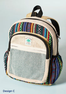 Mini Hemp Backpack Eco Fairtrade Sustainable