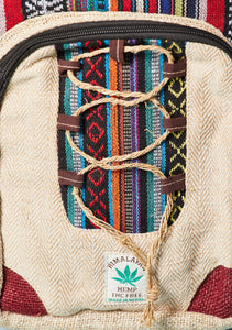 Mini Hemp Backpack Eco Fairtrade Sustainable